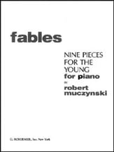 Fables piano sheet music cover